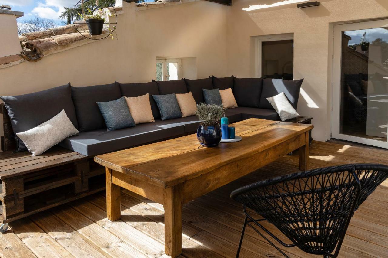 La Terrasse De Tiss Hotel Bedoin Bagian luar foto