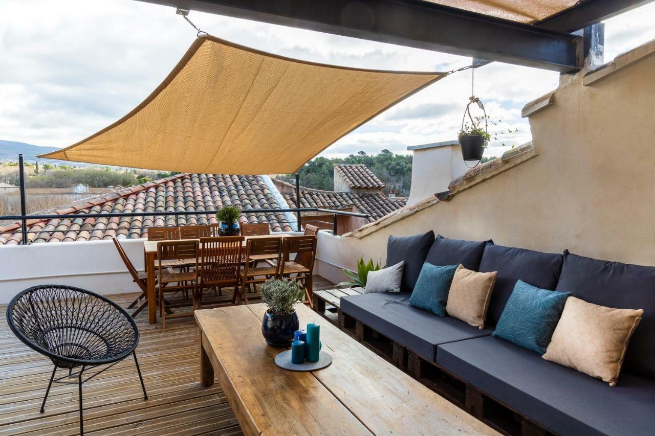 La Terrasse De Tiss Hotel Bedoin Bagian luar foto
