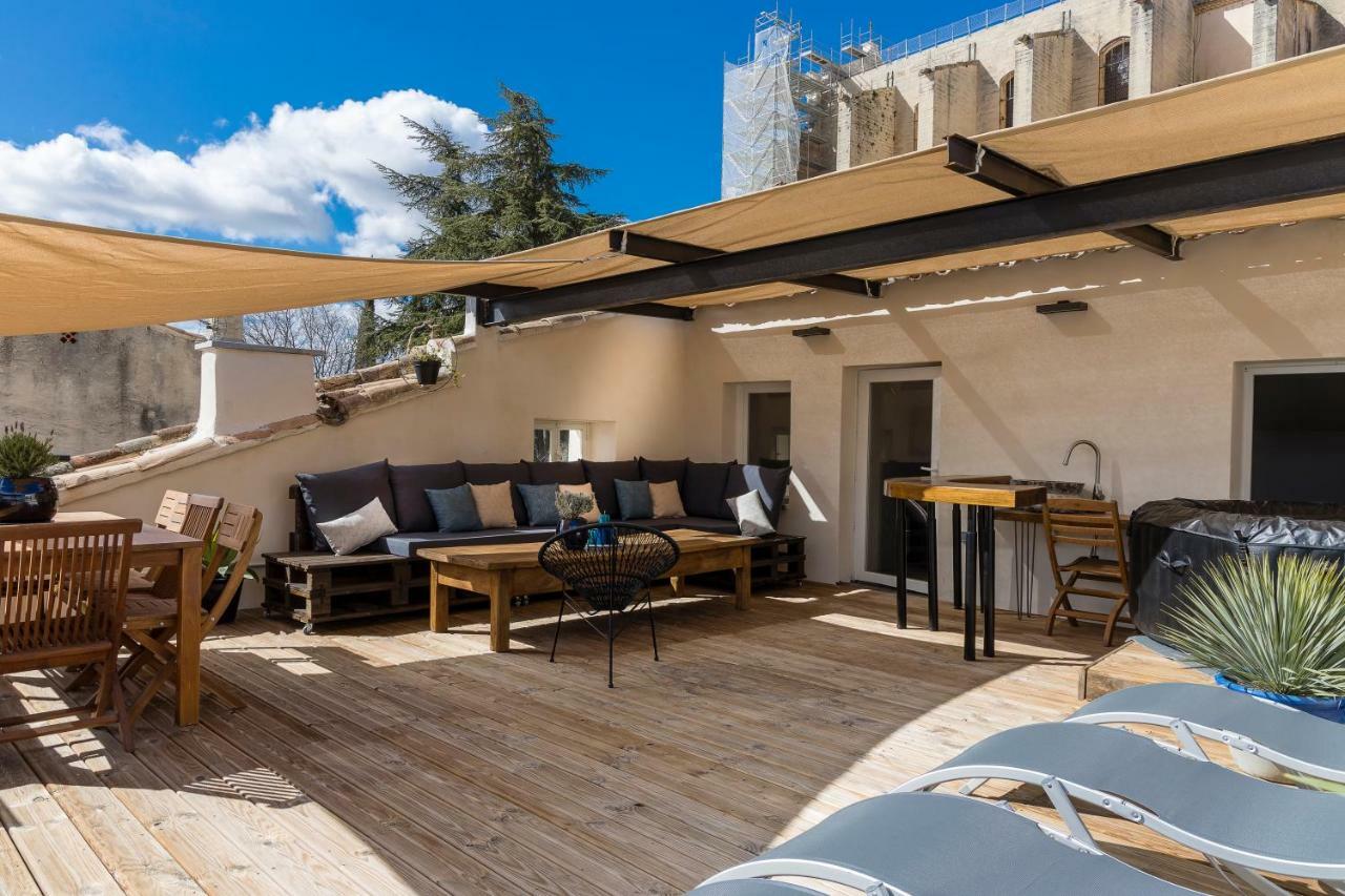 La Terrasse De Tiss Hotel Bedoin Bagian luar foto